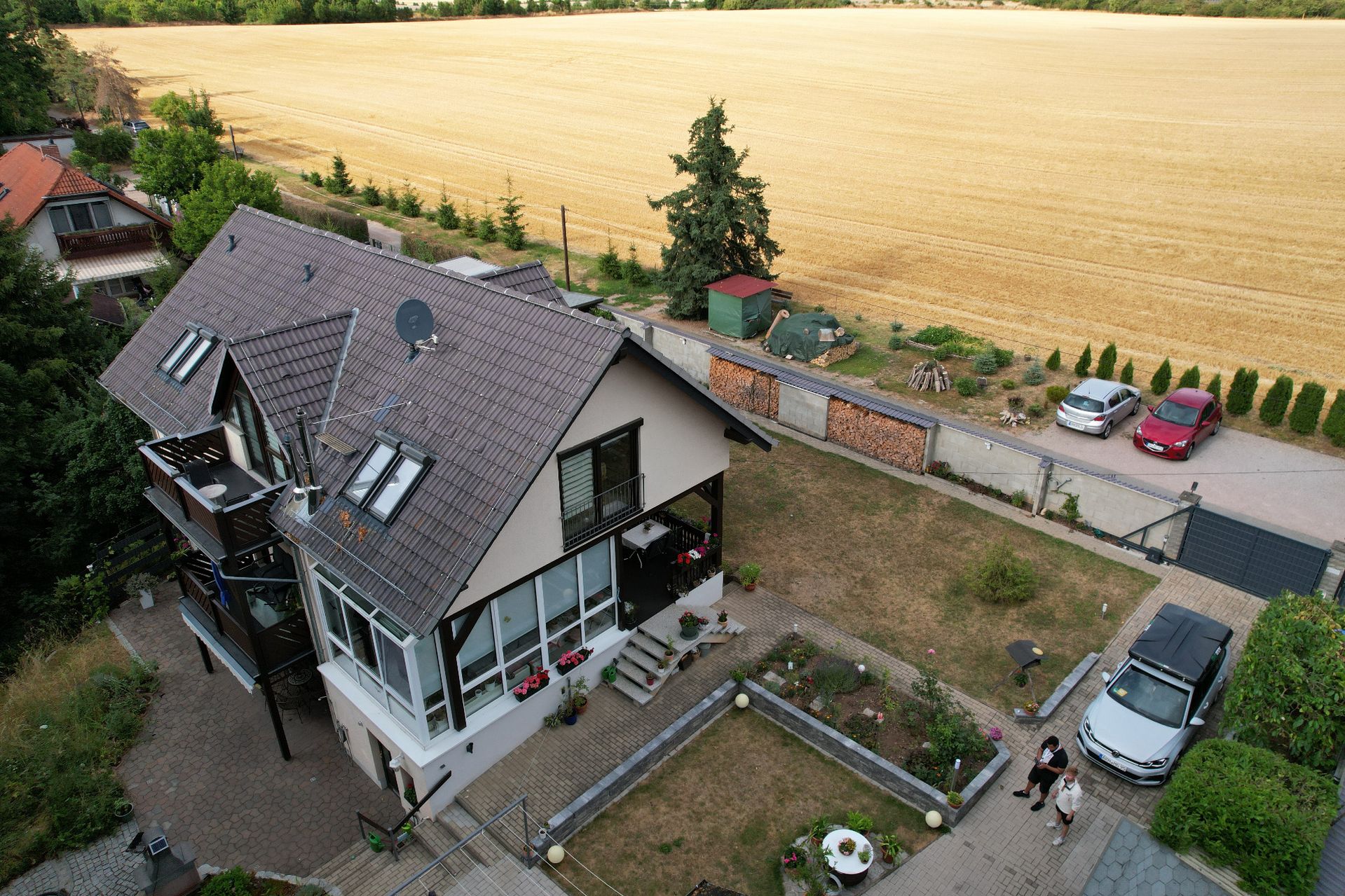 Luftaufnahme aus der Vogelperspektive