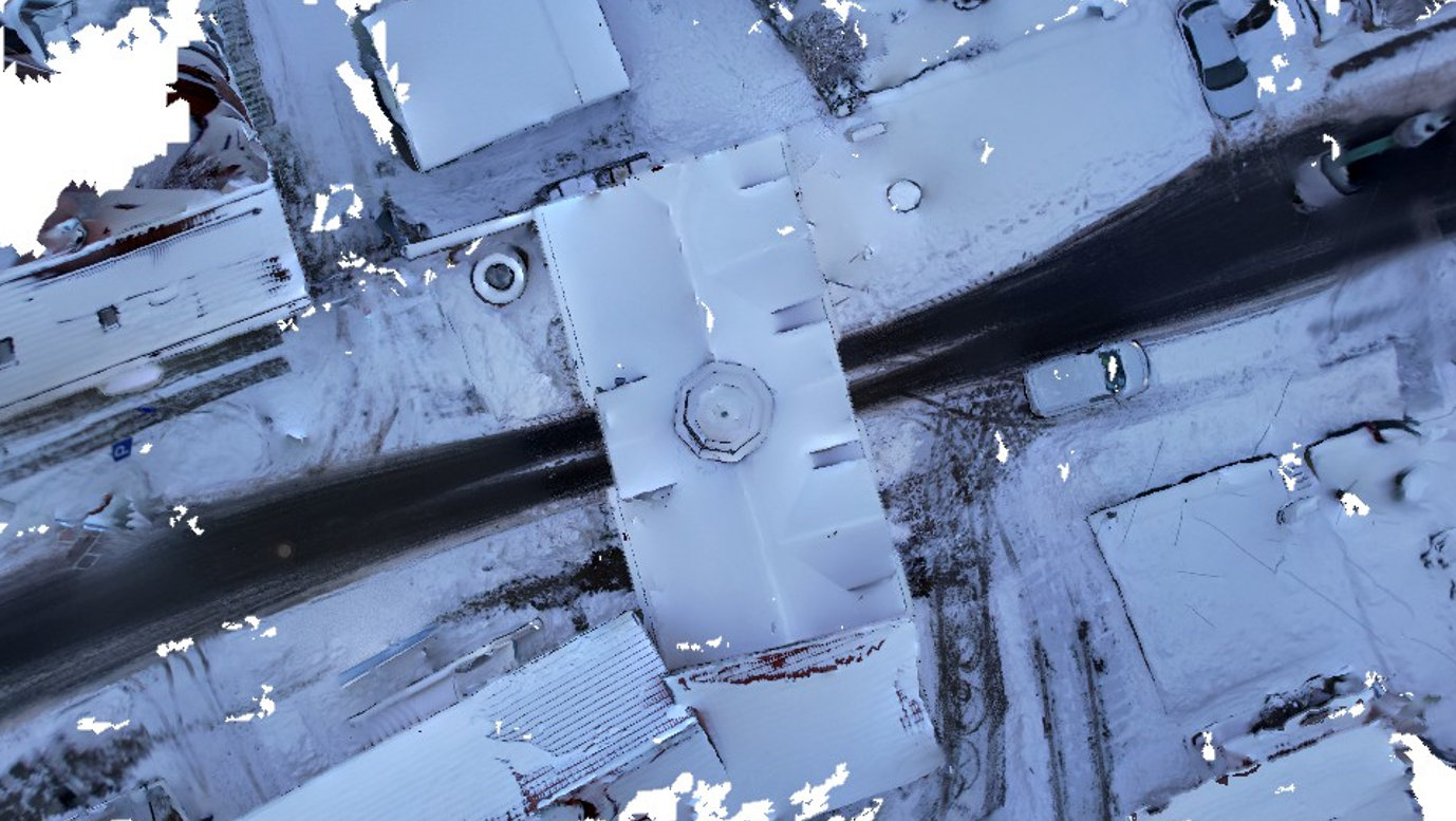 Maßstabstreues Orthofoto